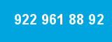 922 961 88 92 922 961 88 92